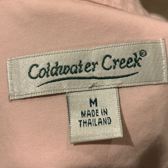 Classic pink Coldwater Creek top, medium - Picture 4 of 6